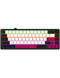 Безжична механична геймърска клавиатура Lorgar KBP70MW, 65% Mechanical Gaming Keyboard Pro, Black/red, EN layout - LRG-KBP70MW-BK-US