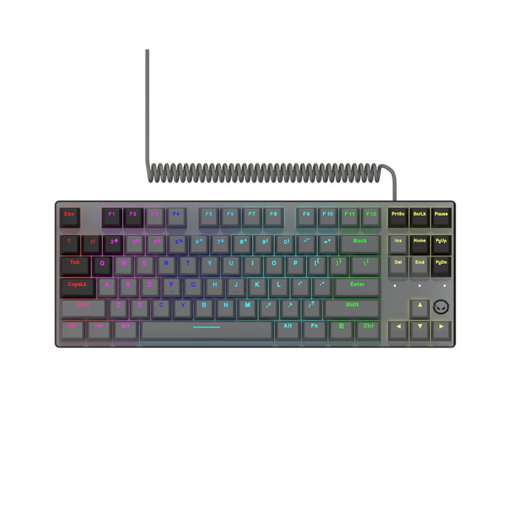 Геймърска механична клавиатура Lorgar Azar 514TKL, RGB, black, EN layout - LRG-GK514TKL-BK-US