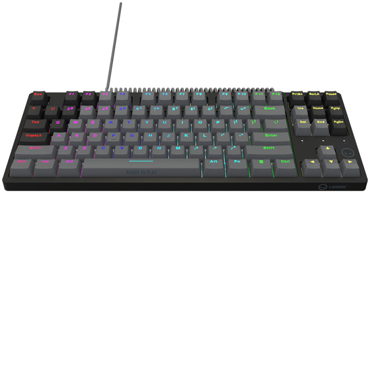 Геймърска механична клавиатура Lorgar Azar 514TKL, RGB, black, EN layout - LRG-GK514TKL-BK-US