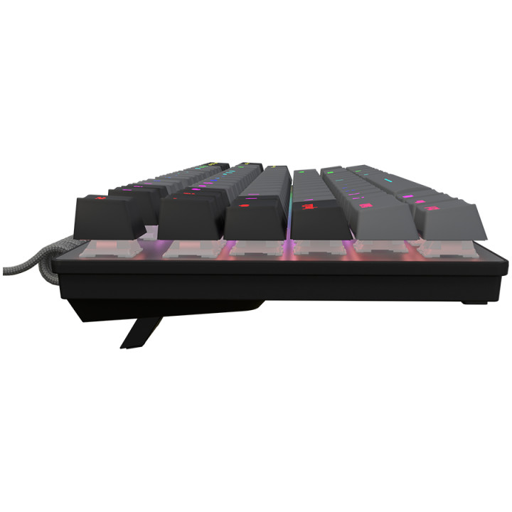Геймърска механична клавиатура Lorgar Azar 514TKL, RGB, black, EN layout - LRG-GK514TKL-BK-US