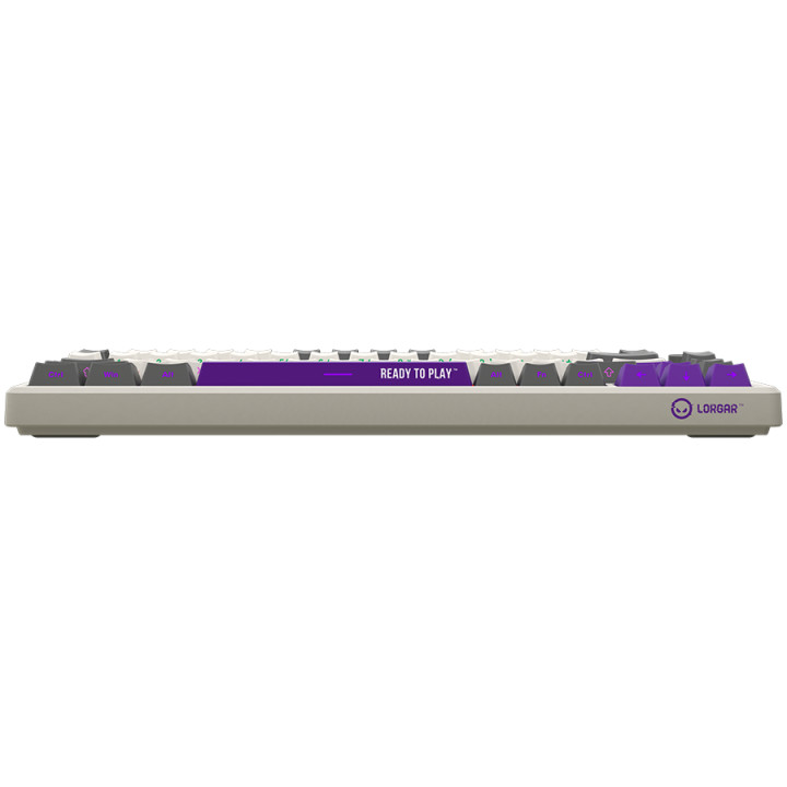 Безжична механична геймърска клавиатура Lorgar KBP7075W, 75% Mechanical Gaming Keyboard Pro, Beige, EN layout - LRG-KBP7075W-RT-US