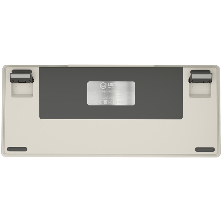 Безжична механична геймърска клавиатура Lorgar KBP7075W, 75% Mechanical Gaming Keyboard Pro, Beige, EN layout - LRG-KBP7075W-RT-US