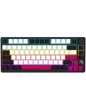 Безжична механична геймърска клавиатура Lorgar KBP7075W, 75% Mechanical Gaming Keyboard Pro, Black/red, EN layout - LRG-KBP7075W-BK-US