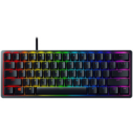Геймърска механична клавиатура Razer Huntsman Mini - Clicky Optical (Purple Switch), US, Black - RZ03-03390100-R3M1