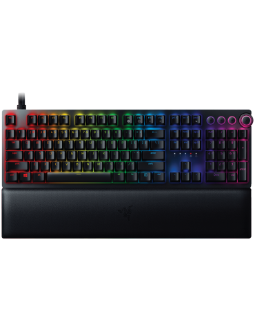 Геймърска механична клавиатура Razer Huntsman V2, Optical Gaming Keyboard with Near-zero Input Latency (Clicky Optical Switch), US - RZ03-03930300-R3M1