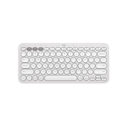 Bluetooth клавиатура Logitech Pebble Keys 2 K380s, TONAL WHITE, US INT'L, BT, INTNL-973, UNIVERSAL - 920-011852
