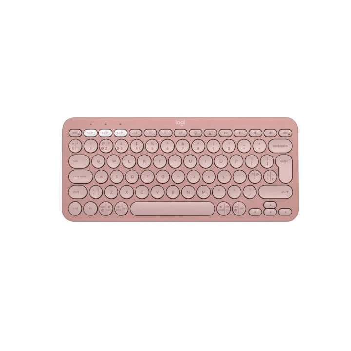 Bluetooth клавиатура Logitech Pebble Keys 2 K380s, TONAL ROSE, US INT'L, INTNL-973, UNIVERSAL - 920-011853