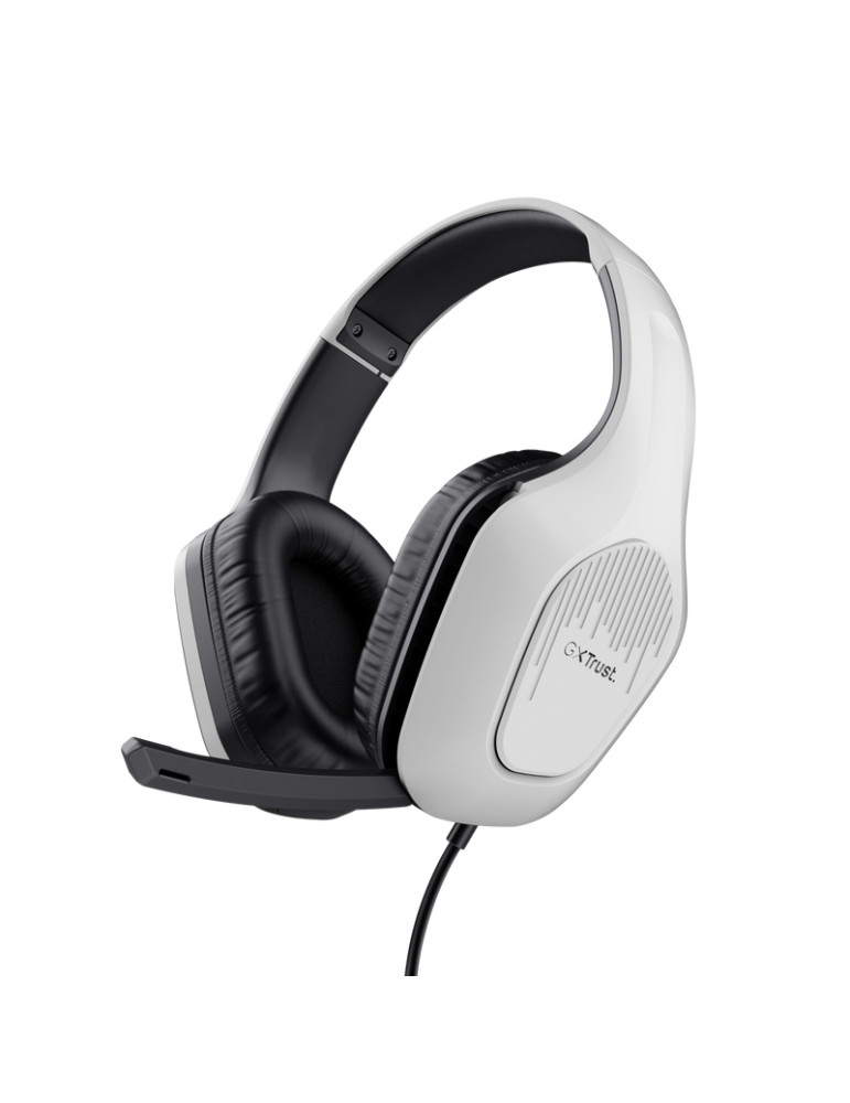Геймърски слушалки TRUST GXT415 Zirox Headset White - 25147