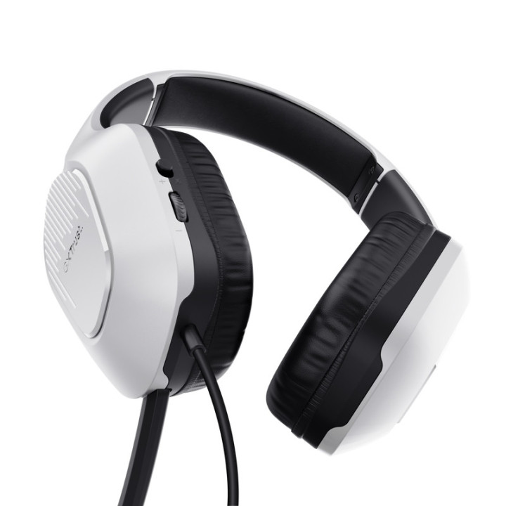 Геймърски слушалки TRUST GXT415 Zirox Headset White - 25147