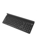 Bluetooth комплект клавиатура и мишка Natec Keyboard Felimare US Layout Wireless Bluetooth   2.4 GHz Slim Pnone/Tablet Holder, Black - NKL-1973