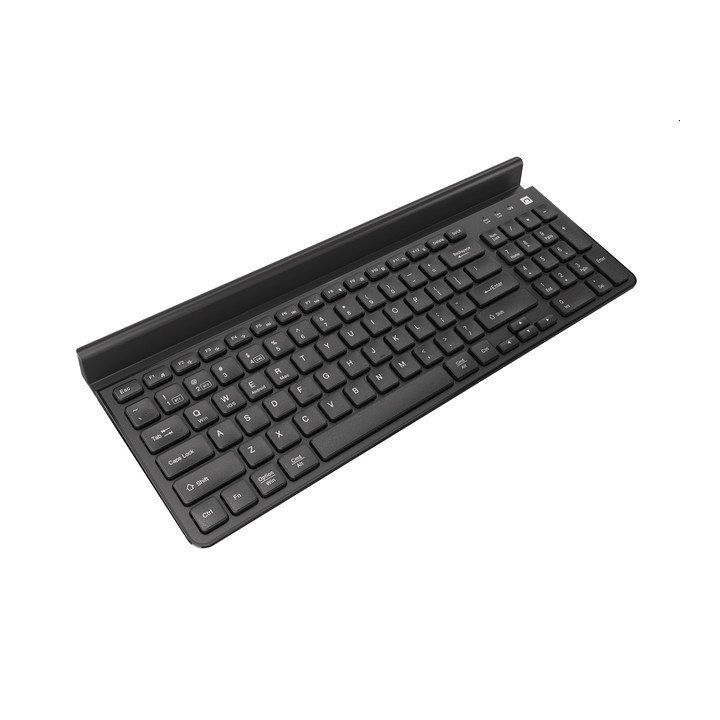 Bluetooth комплект клавиатура и мишка Natec Keyboard Felimare US Layout Wireless Bluetooth   2.4 GHz Slim Pnone/Tablet Holder, Black - NKL-1973