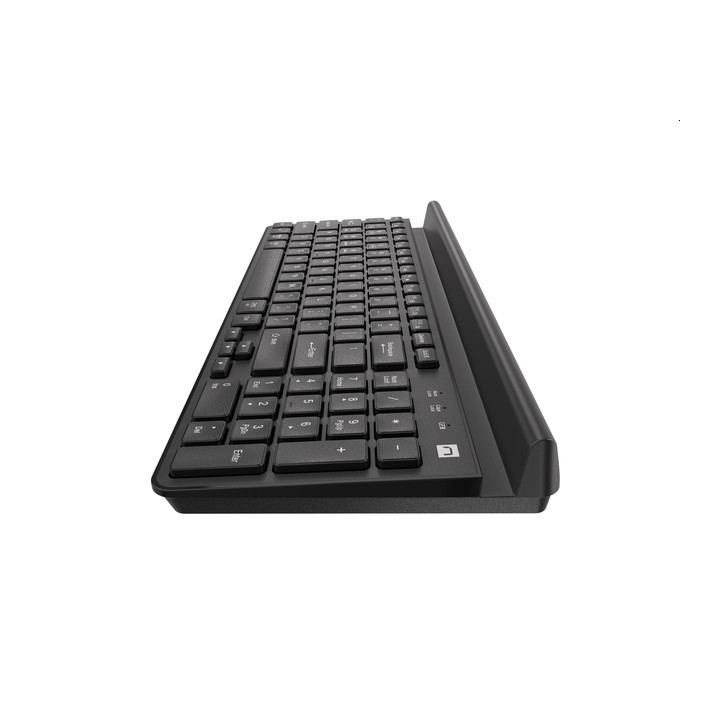 Bluetooth комплект клавиатура и мишка Natec Keyboard Felimare US Layout Wireless Bluetooth   2.4 GHz Slim Pnone/Tablet Holder, Black - NKL-1973