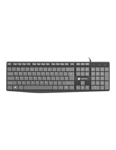 Клавиатура Natec Nautilus SLIM, Black-Grey, US layout - NKL-1507