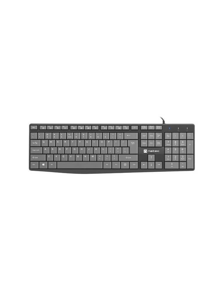 Клавиатура Natec Nautilus SLIM, Black-Grey, US layout - NKL-1507