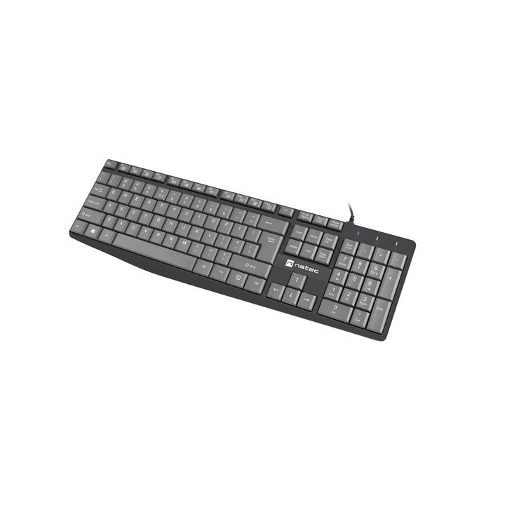Клавиатура Natec Nautilus SLIM, Black-Grey, US layout - NKL-1507