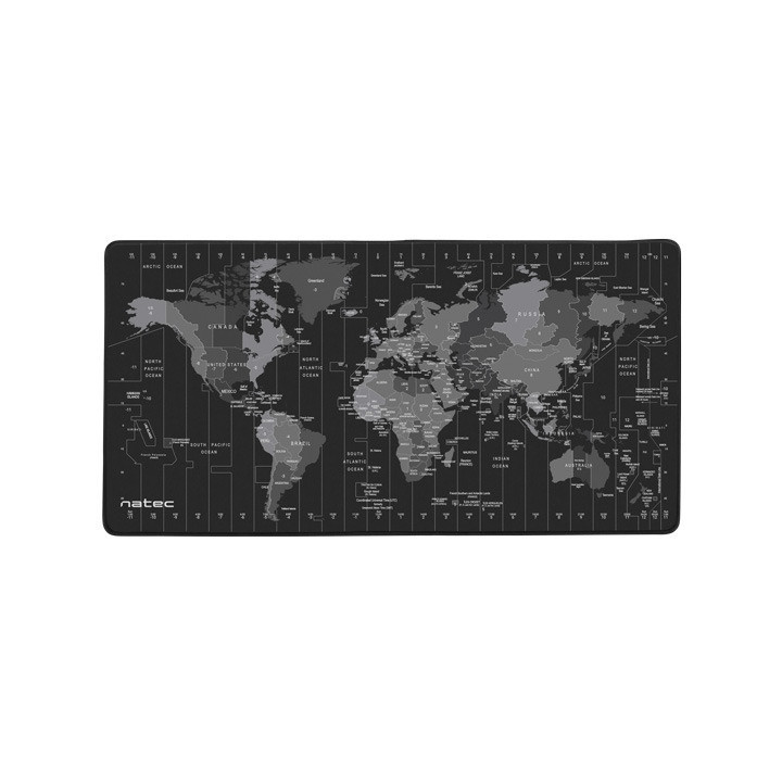 Геймърски пад за мишка Genesis Time Zone Map MAXI 800x400 mm - NPO-1119