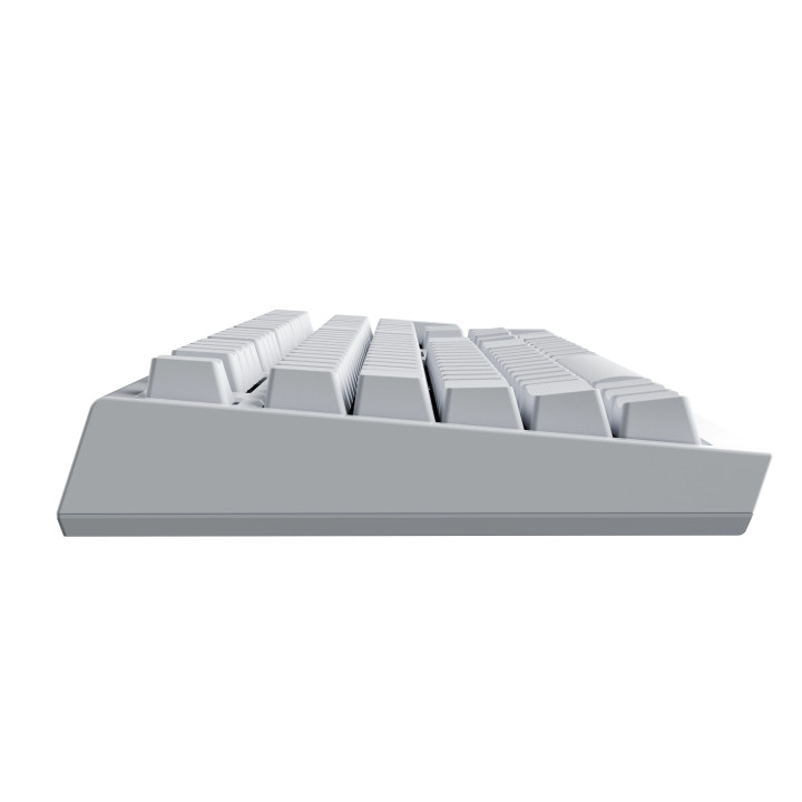 Професионална геймърска механична клавиатура Ducky One X Wireless White - Ducky AI Switches [Linear], Bluetooth, 2.4 - DKON2408AST3-DAUSPDOECL2WW1