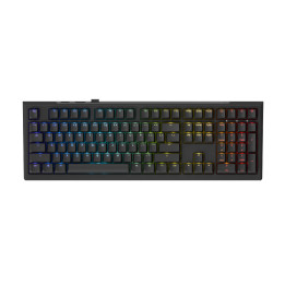 Професионална геймърска механична клавиатура Ducky One X Wireless Black - Ducky AI Switches [Linear], Bluetooth, 2.4 - DKON2408AST3-DAUSPDOECL1AS1