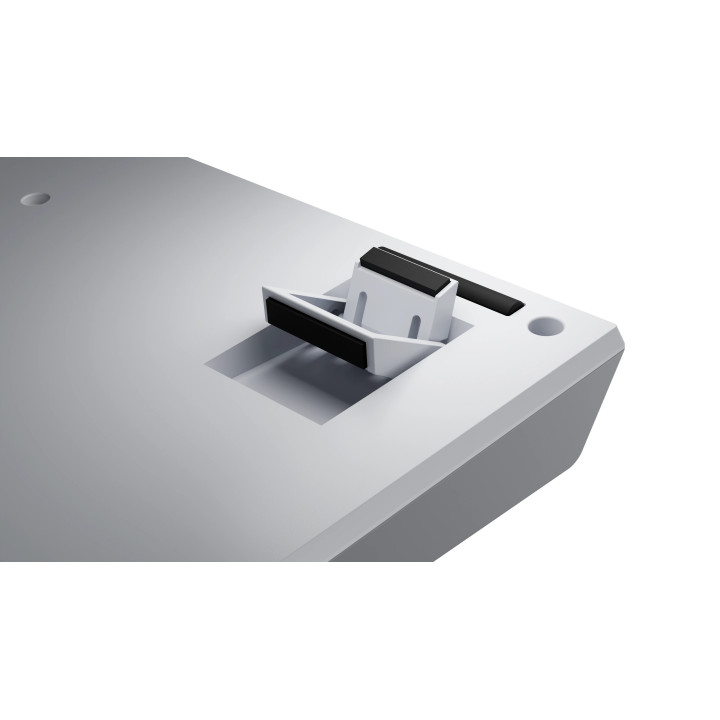 Професионална геймърска механична клавиатура Ducky One X Mini Wireless White - Ducky AI Switches [Linear], Bluetooth - DKON2461AST3-DAUSPDOECL2WW1