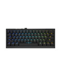Професионална геймърска механична клавиатура Ducky One X Mini Wireless Black - Ducky AI Switches [Linear], Bluetooth - DKON2461AST3-DAUSPDOECL1AS1