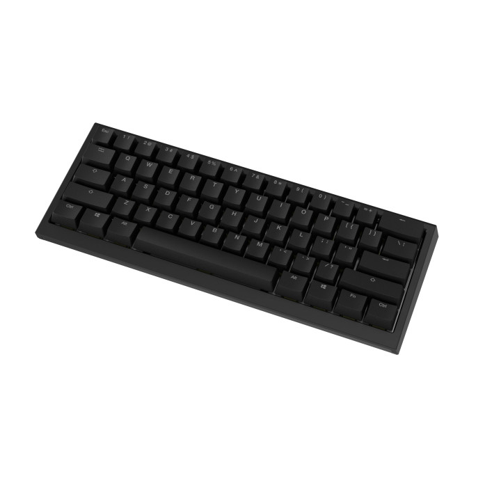 Професионална геймърска механична клавиатура Ducky One X Mini Wireless Black - Ducky AI Switches [Linear], Bluetooth - DKON2461AST3-DAUSPDOECL1AS1