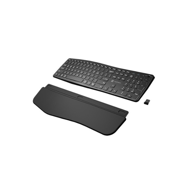Bluetooth клавиатура Natec PORIFERA x-scissors, backlit ergonomic us layout - NKL-1995