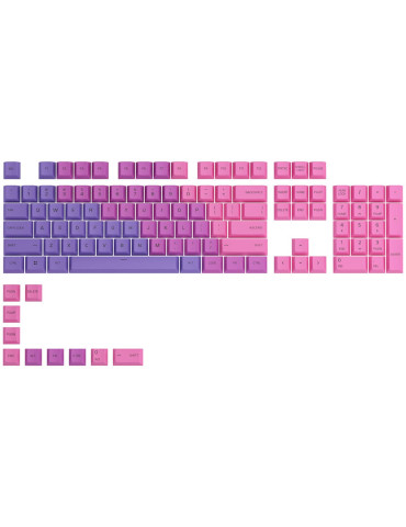 Капачки за механична клавиатура Glorious GPBT Doubleshot 114-Keycap Nebula US-Layout - GLO-KC-GPBT-N
