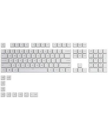 Капачки за механична клавиатура Glorious GPBT - 114 PBT keycaps Arctic White - GLO-KC-GPBT-W