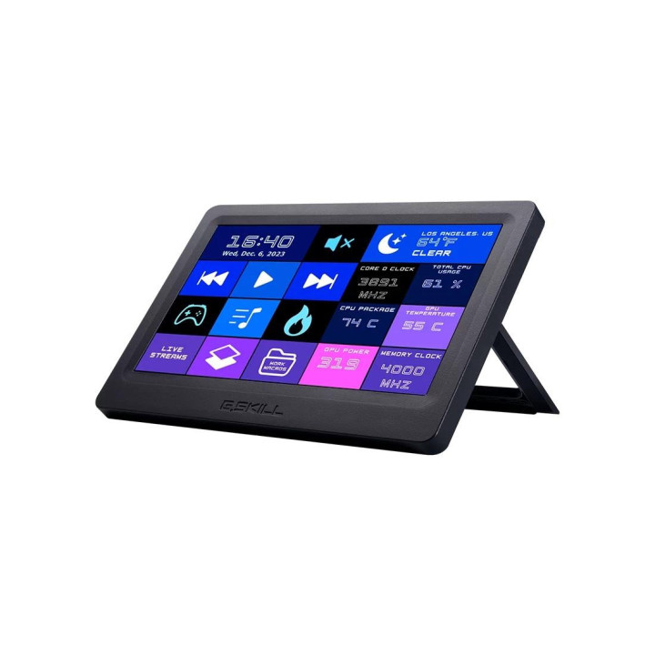 Команден панел G.SKILL WigiDash, 7;, USB - GD-A7PCCSK-WGD