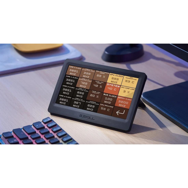 Команден панел G.SKILL WigiDash, 7;, USB - GD-A7PCCSK-WGD