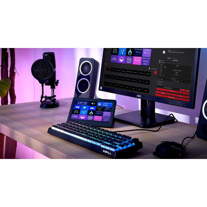 Команден панел G.SKILL WigiDash, 7;, USB - GD-A7PCCSK-WGD