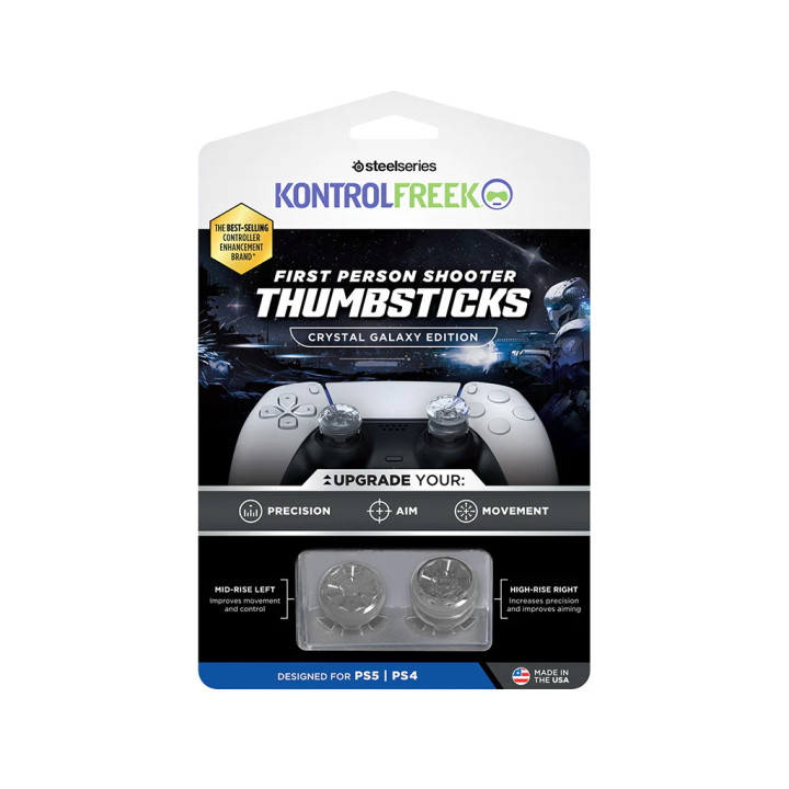Аксесоар KontrolFreek FPS Thumbsticks Crystal Galaxy Edition за PS5 DualSense  - 6202-PS5