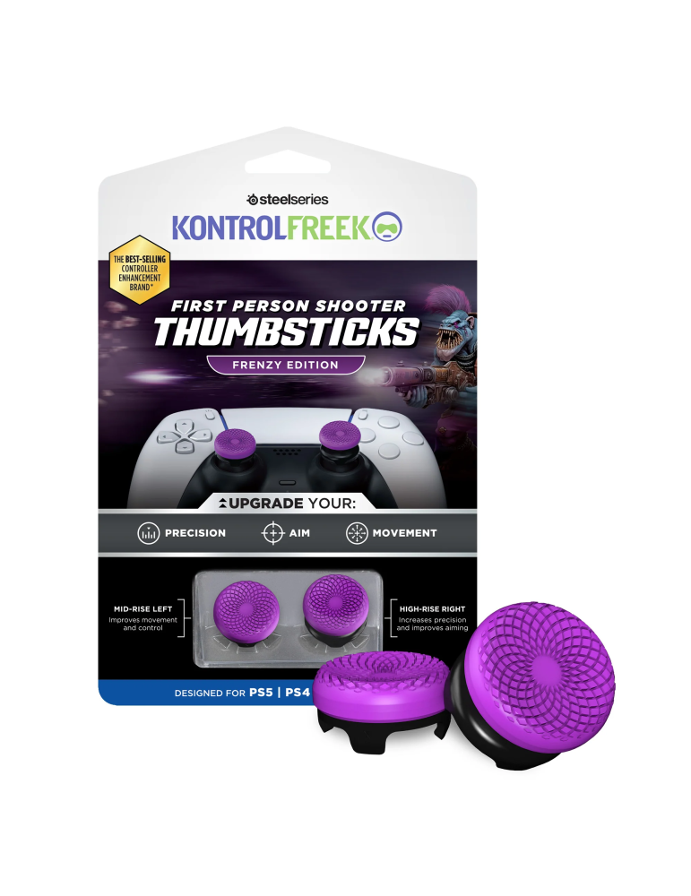 Аксесоар KontrolFreek FPS Thumbsticks Fenzy Edition за PS5/PS4  - 6100-PS5