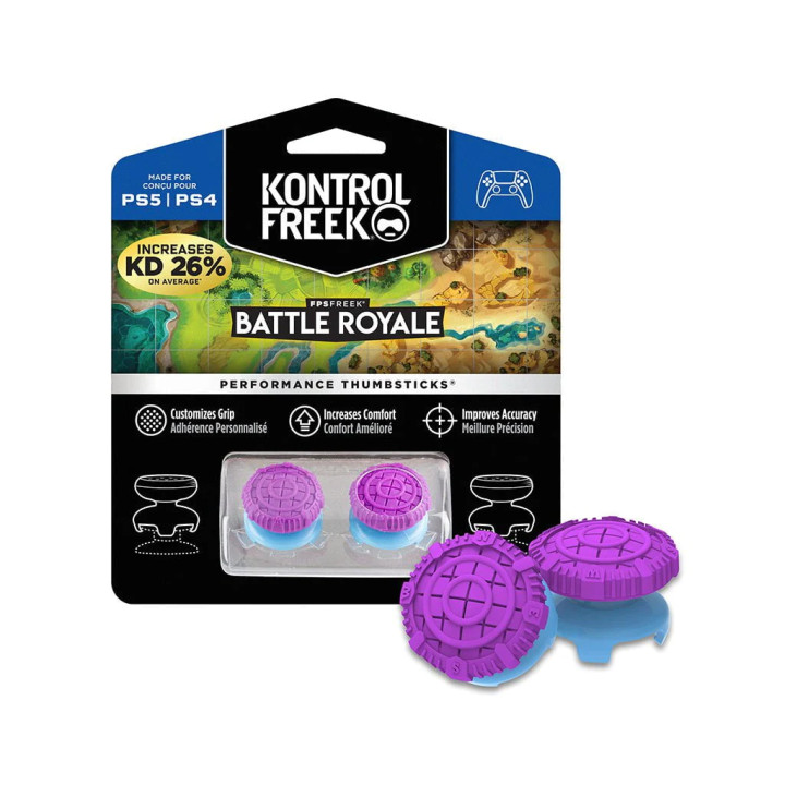 Аксесоар KontrolFreek FPS Performance Thumbsticks за PS5/PS4 Purple - 2345-PS5
