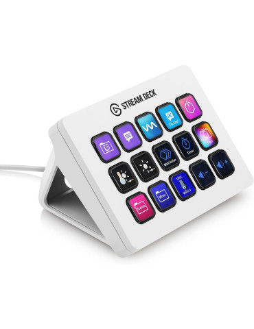Контролер Elgato Stream Deck MK.2 - 15 Customizable LCD Keys White - 20GBA9901-WT