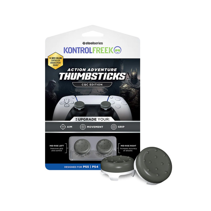 Аксесоар KontrolFreek Action Adventure Thumbsticks CQC Grey - 7150-PS5