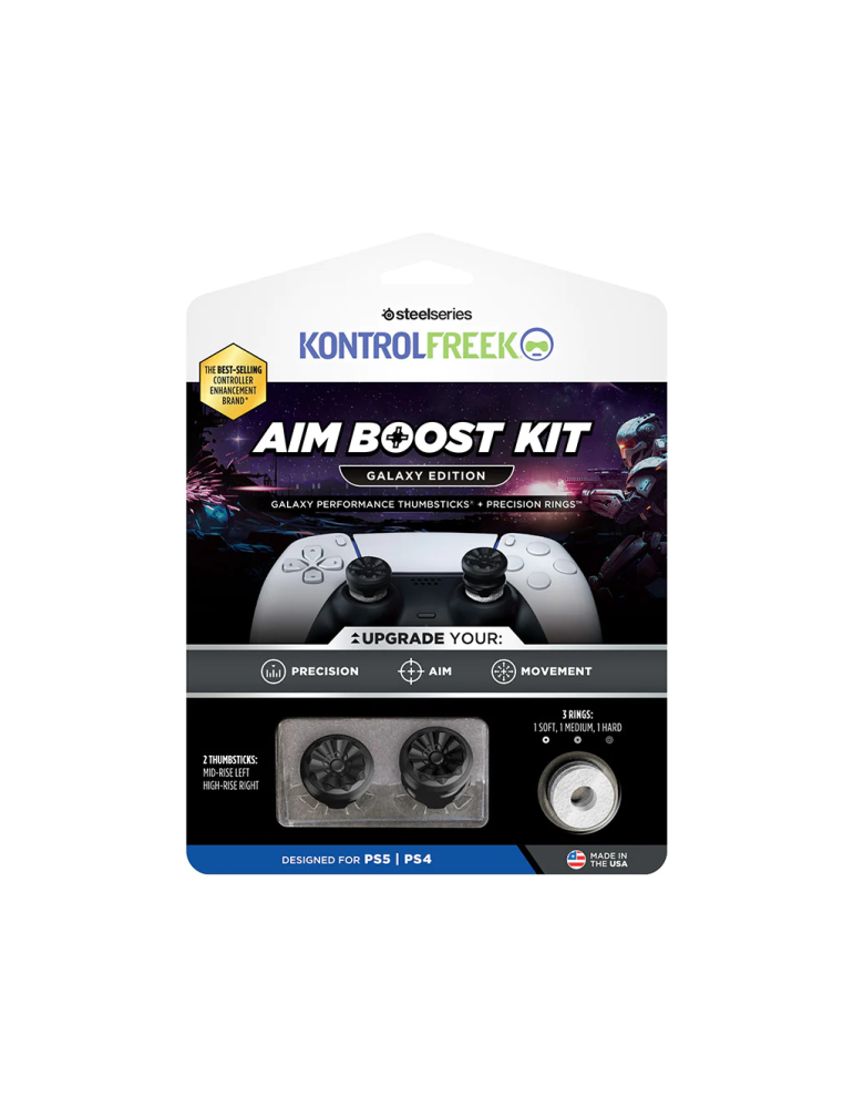 Аксесоар KontrolFreek Performance Thumbsticks   Precision Rings Galaxy Edition - 6204-PS5