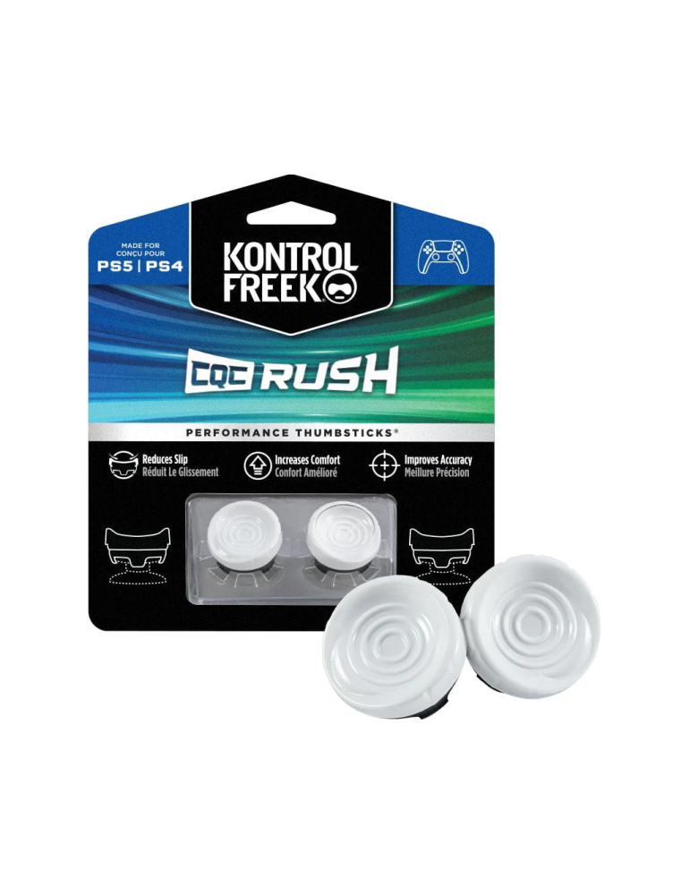 Аксесоар Performance Thumbsticks KontrolFreek White CQC Rush PS5 за DualSense - WH-8699-PS5