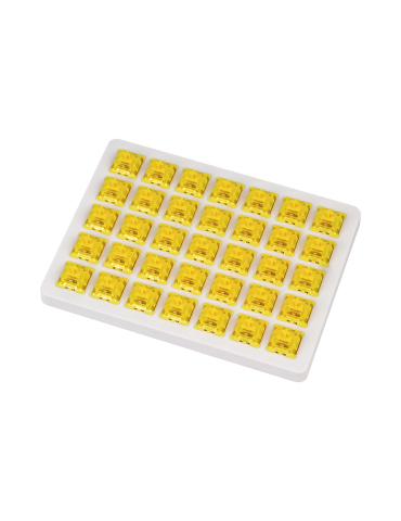 Суичове за механична клавиатура Keychron Gateron Phantom Yellow Switch, Комплект 35 броя - Z114