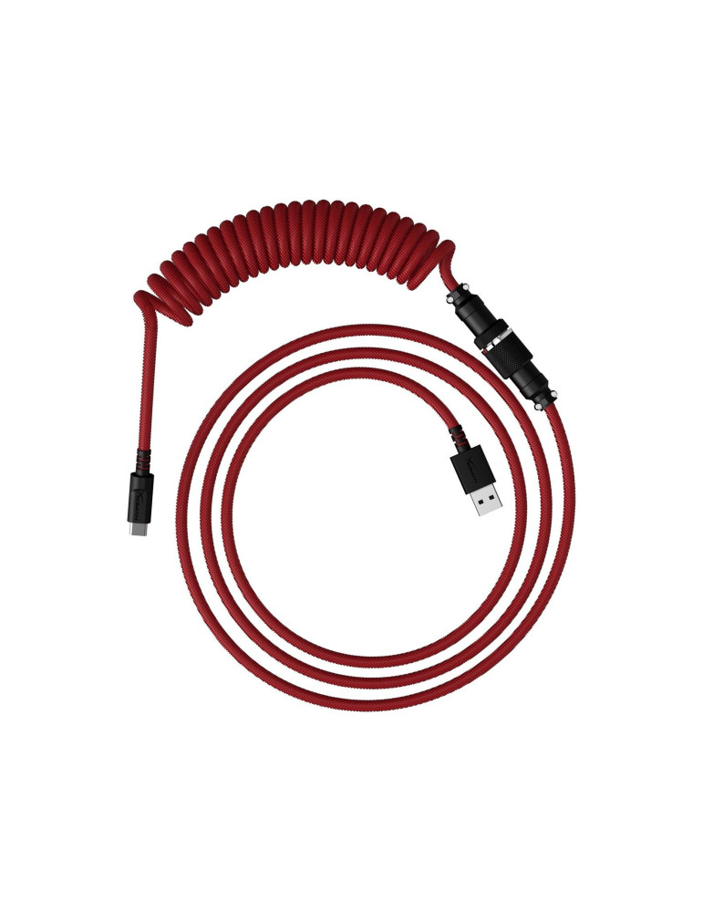 Кабел за клавиатура HyperX Coiled Cable USB-C Red-Black - 6J677AA