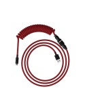 Кабел за клавиатура HyperX Coiled Cable USB-C Red-Black - 6J677AA