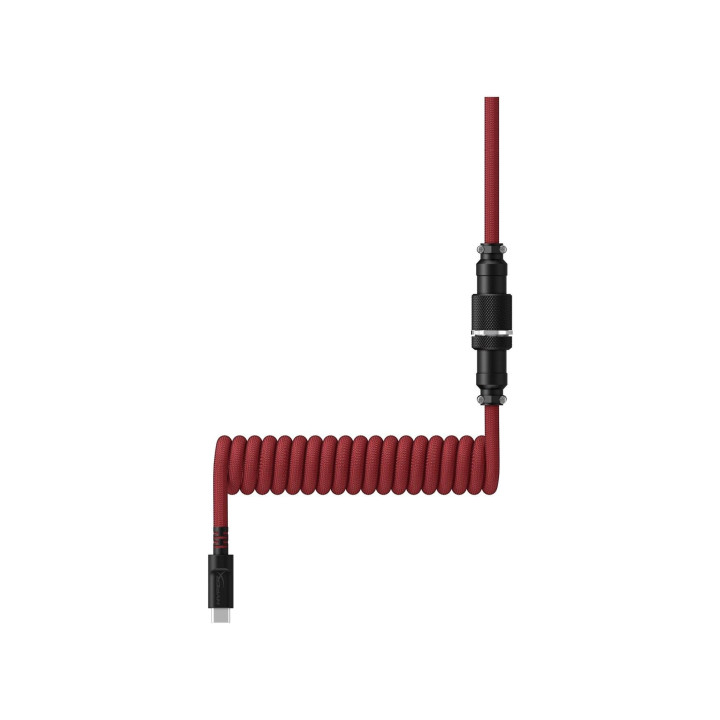 Кабел за клавиатура HyperX Coiled Cable USB-C Red-Black - 6J677AA