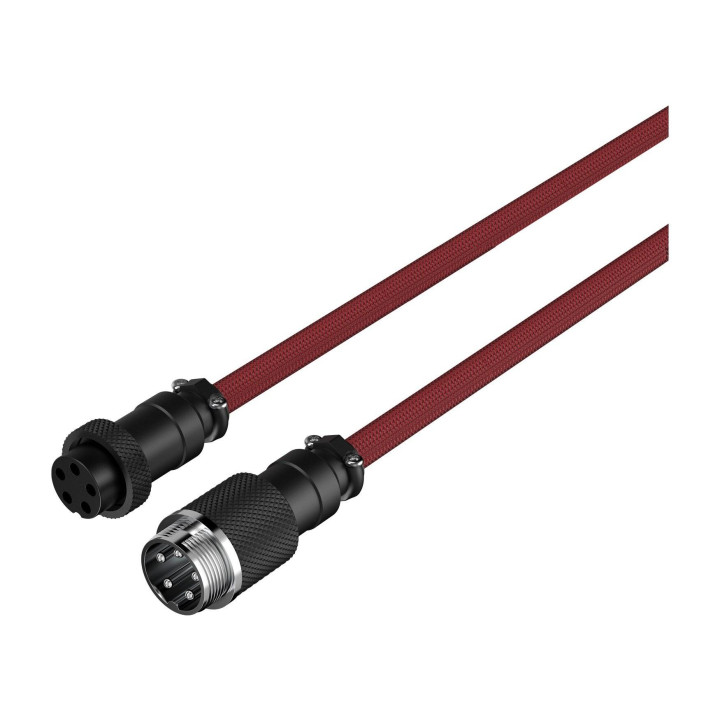 Кабел за клавиатура HyperX Coiled Cable USB-C Red-Black - 6J677AA