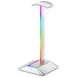 Поставка за слушалки FragON 2U RGB - Бял - FGLHH22WTWTR2URGB