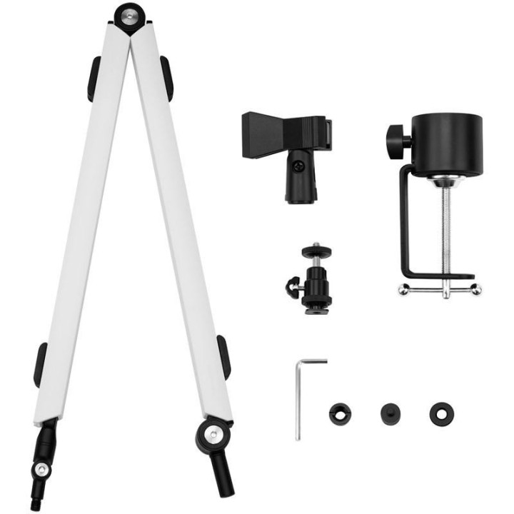 Стойка за микрофон Streamplify Mount Arm, Бяла - TVSP-018