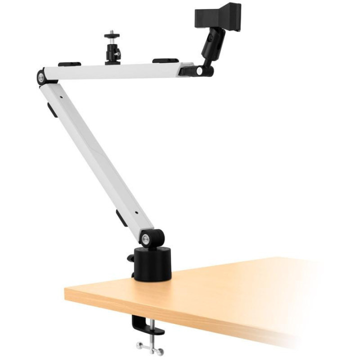 Стойка за микрофон Streamplify Mount Arm, Бяла - TVSP-018