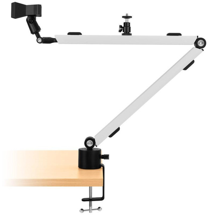 Стойка за микрофон Streamplify Mount Arm, Бяла - TVSP-018