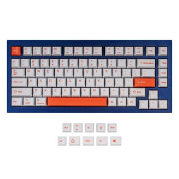 Капачки за механична клавиатура Keychron Orange 92-Keycap Set PBT Dye-Sub US Layout - JM-70