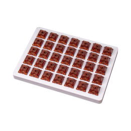 Суичове за механична клавиатура Keychron Gateron Phantom Brown Switch, Комплект 35 броя - Z113