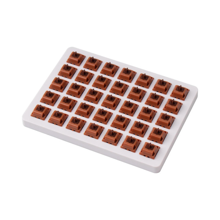 Суичове за механична клавиатура Keychron Gateron Cap Golden Brown Switch Set 35 броя - Z74